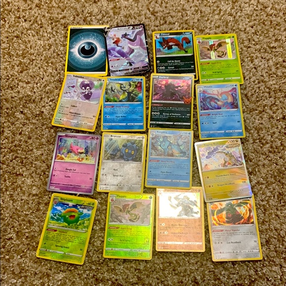 Colorful Trading Card Collection